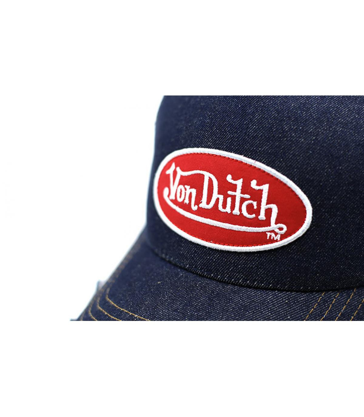 Casquette Von Dutch denim patch